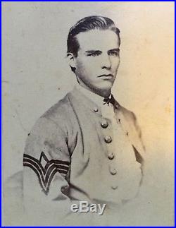 Civil War Confederate CDV Diehl Alford Little Rock Arkansas Identified NR