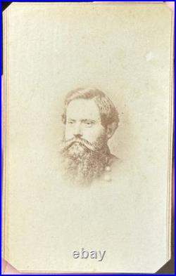 Civil War Confederate CDV Fitzhugh Lee by Tanner & Van Ness Lynchburg Virginia