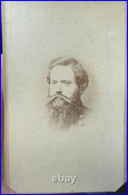 Civil War Confederate CDV Fitzhugh Lee by Tanner & Van Ness Lynchburg Virginia