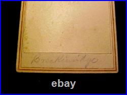 Civil War Confederate CDV Photograph Kentucky General John C Breckinridge NICE