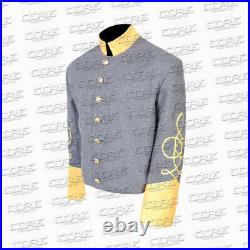 Civil War Confederate Cavalry Captain's Shell Jacket -All Sizes Available