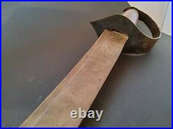 Civil War Confederate D Guard Short Sword antique bowie knife sword