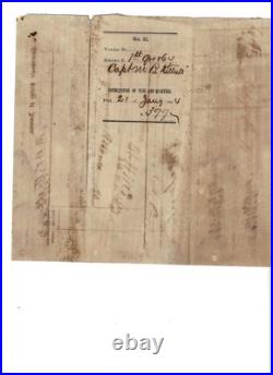 Civil War Confederate Doc Captain M B Kittrell Army of the Tennessee