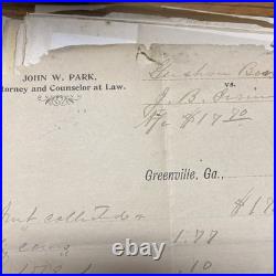 Civil War Confederate Document Archive Major Park Greenville Meriweather Georgia