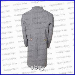 Civil War Confederate Double Breast Frock Coat With 2 Front Pockets All Sizes