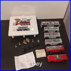 Civil War Confederate Express Collection With 8 Train Cars & 10 Diecast Figurines