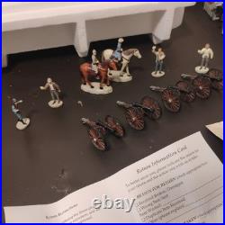 Civil War Confederate Express Collection With 8 Train Cars & 10 Diecast Figurines