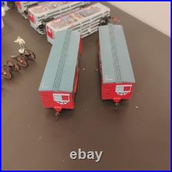 Civil War Confederate Express Collection With 8 Train Cars & 10 Diecast Figurines