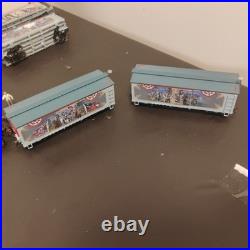 Civil War Confederate Express Collection With 8 Train Cars & 10 Diecast Figurines