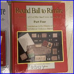 Civil War Confederate Federal US Round Ball to Rimfire Part 1-4 Ammunition Books