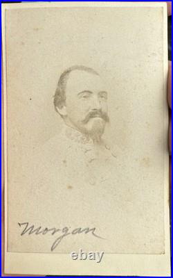 Civil War Confederate General CDV Of John Hunt Morgan