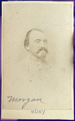 Civil War Confederate General CDV Of John Hunt Morgan