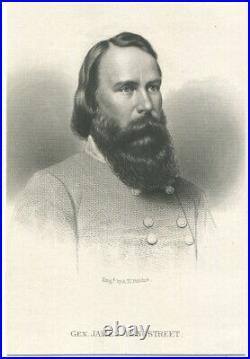 Civil War Confederate General James Longstreet Autograph