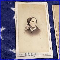 Civil War Confederate General Jeb Stuarts Family Cdv Photos Flora Jeff Davis