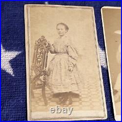 Civil War Confederate General Jeb Stuarts Family Cdv Photos Flora Jeff Davis