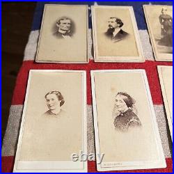 Civil War Confederate General Jeb Stuarts Family Cdv Photos Flora Jeff Davis