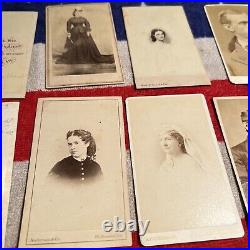 Civil War Confederate General Jeb Stuarts Family Cdv Photos Flora Jeff Davis