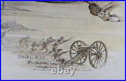 Civil War Confederate General Nathan Bedford Forest Print by Tennessee Artist