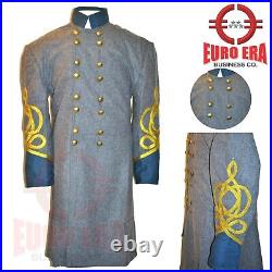 Civil War Confederate General Officer Frock coat In all sizes