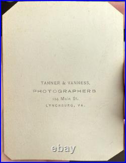 Civil War Confederate General Richard Ewell CDV Tanner Vanness Lynchburg Va