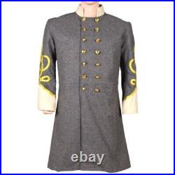 Civil War Confederate General's Double Breasted Frock Coat- All Sizes