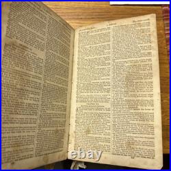 Civil War Confederate Georgia 1863 Bible Rock Island Prison POW Owned Signed