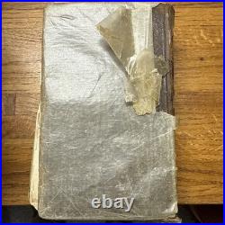 Civil War Confederate Georgia 1863 Bible Rock Island Prison POW Owned Signed