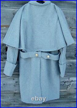 Civil War Confederate Gray Great Coat 52