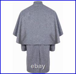 Civil War Confederate Great Coat 100% Wool Frock Jacket Reenactment Custom made