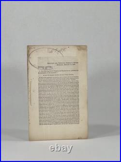 Civil War / Confederate Imprint drop-title General Orders No 82 also Containing