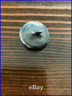 Civil War Confederate Infantry Block I dug coat button