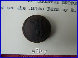 Civil War Confederate Infantry button coat BATTLE OF GETTYSBURG BLISS FARM relic