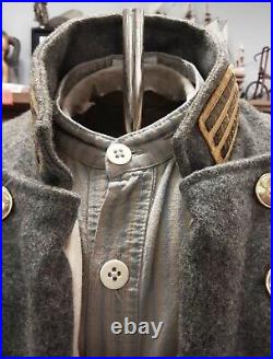 Civil War Confederate Jacket Coat Shirt & Vest WORN IN MOVIE GETTYSBURG