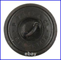 Civil War Confederate Lined I Infantry Button P. Tait BM Blockade Import