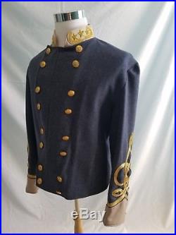 Civil War Confederate Military Army Generals Uniform Shell Jacket and Wool Pants