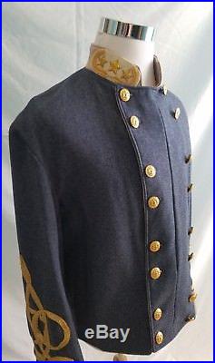Civil War Confederate Military Army Generals Uniform Shell Jacket and Wool Pants
