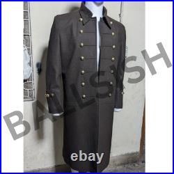 Civil War Confederate Officer Frock Coat Wool Military Reenactment Uniform Civil War Confederate Officer Frock Coat Wool Military Reenactment Uniform