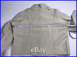 Civil War Confederate Penitentiary Jacket Size 48 Wool with Cotton Lining