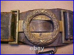 Civil War Confederate SC SWORD BELT & PLATE All Original & Genuine RARE FIND