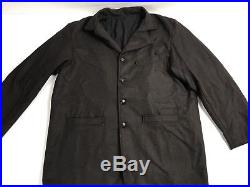 Civil War Confederate Sack Coat Size 44 Dark Brown Wool Jno Hanford Co. Brooklyn