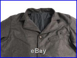 Civil War Confederate Sack Coat Size 44 Dark Brown Wool Jno Hanford Co. Brooklyn