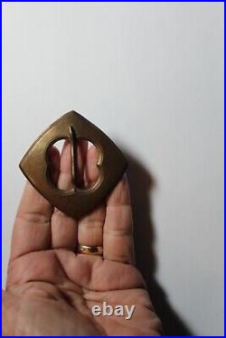 Civil War Confederate Sash Buckle Dug Camp Near Orange VA Pin Hook Brass