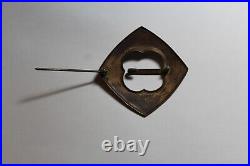 Civil War Confederate Sash Buckle Dug Camp Near Orange VA Pin Hook Brass