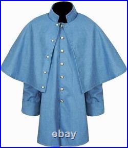 Civil War Confederate Soldier's Great Coat CS Enlisted Officer's Overcoat