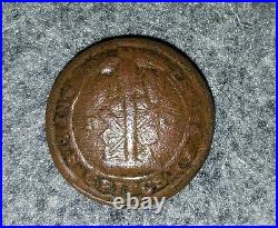 Civil War Confederate South Carolina Button Rare Puff Back Fort Fisher, NC