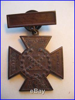Civil War Confederate Southern Cross of Honor ribbon medal original