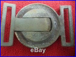 Civil War Confederate States Navy two-piece belt buckle