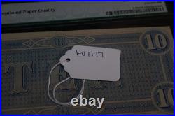 Civil War Confederate States of America CSA $10 Ten 1864 T-68 PMG 62 UNC EPQ Civil War Confederate States of America CSA $10 Ten 1864 T-68 PMG 62 UNC EPQ