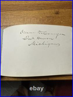 Civil War Confederate US General Politics Autograph Book 1878 Congress History