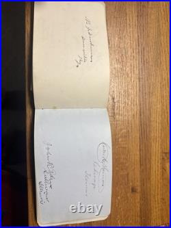 Civil War Confederate US General Politics Autograph Book 1878 Congress History